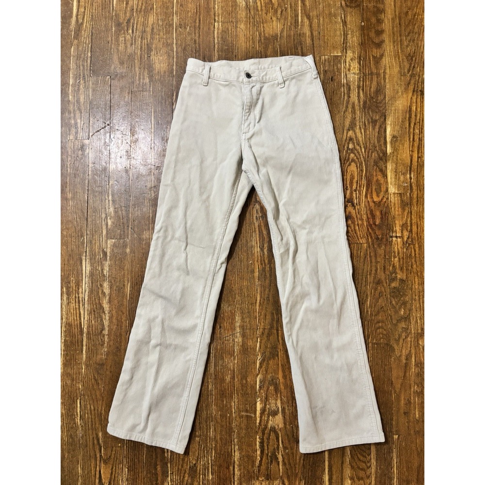 J. Galt Great Condition Cream/Ivory  Corduroy Flare Pants Size Medium